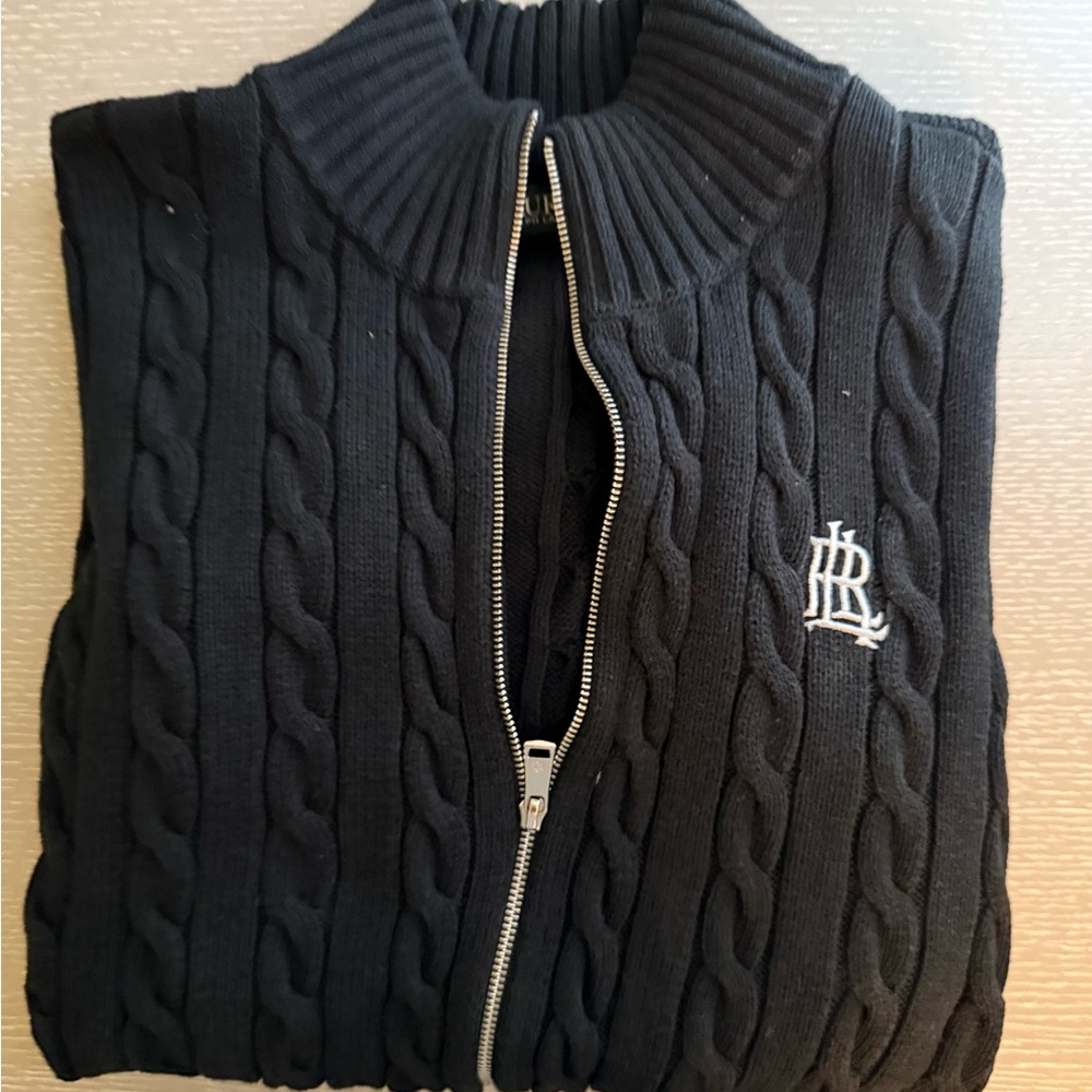 Black Cable Knit Women’ Sweater